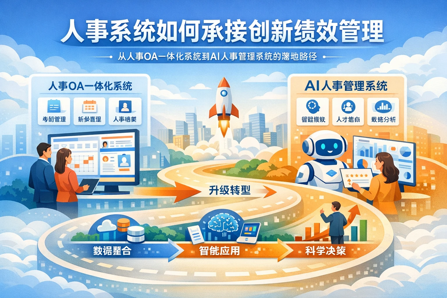 人事系统如何承接创新绩效管理：从人事OA一体化系统到AI人事管理系统的落地路径