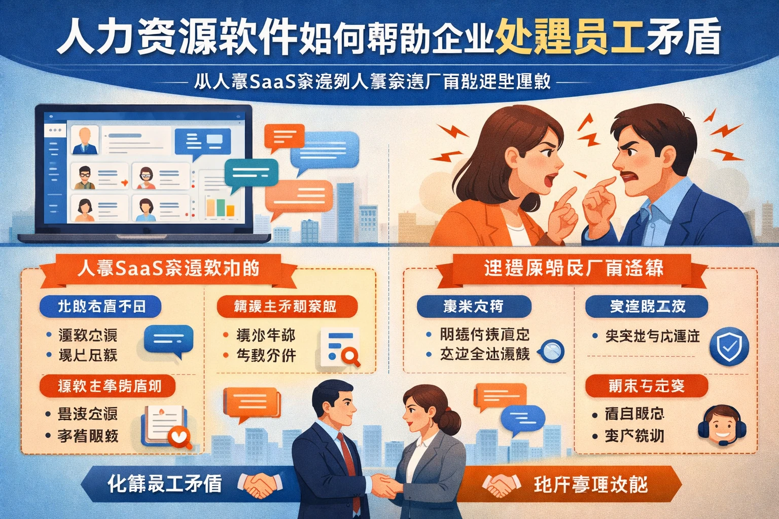 人力资源软件如何帮助企业处理员工矛盾:从人事SaaS系统到人事系统厂商的选型思路