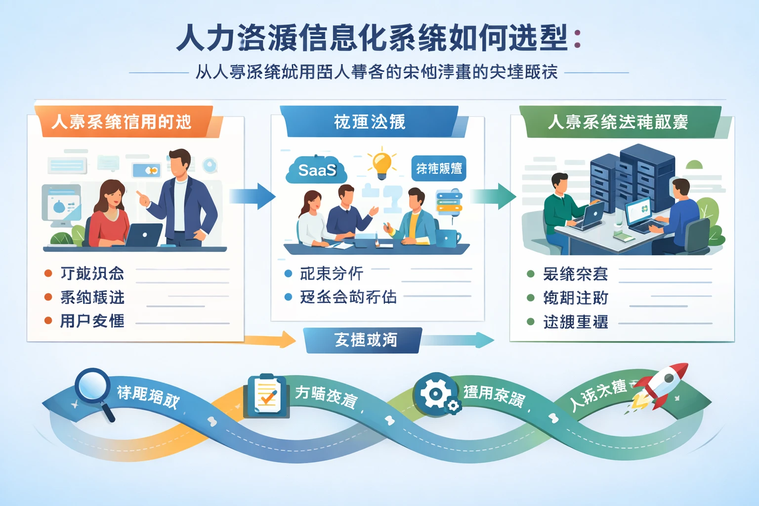 人力资源信息化系统如何选型：从人事系统试用到人事系统本地部署的关键路径