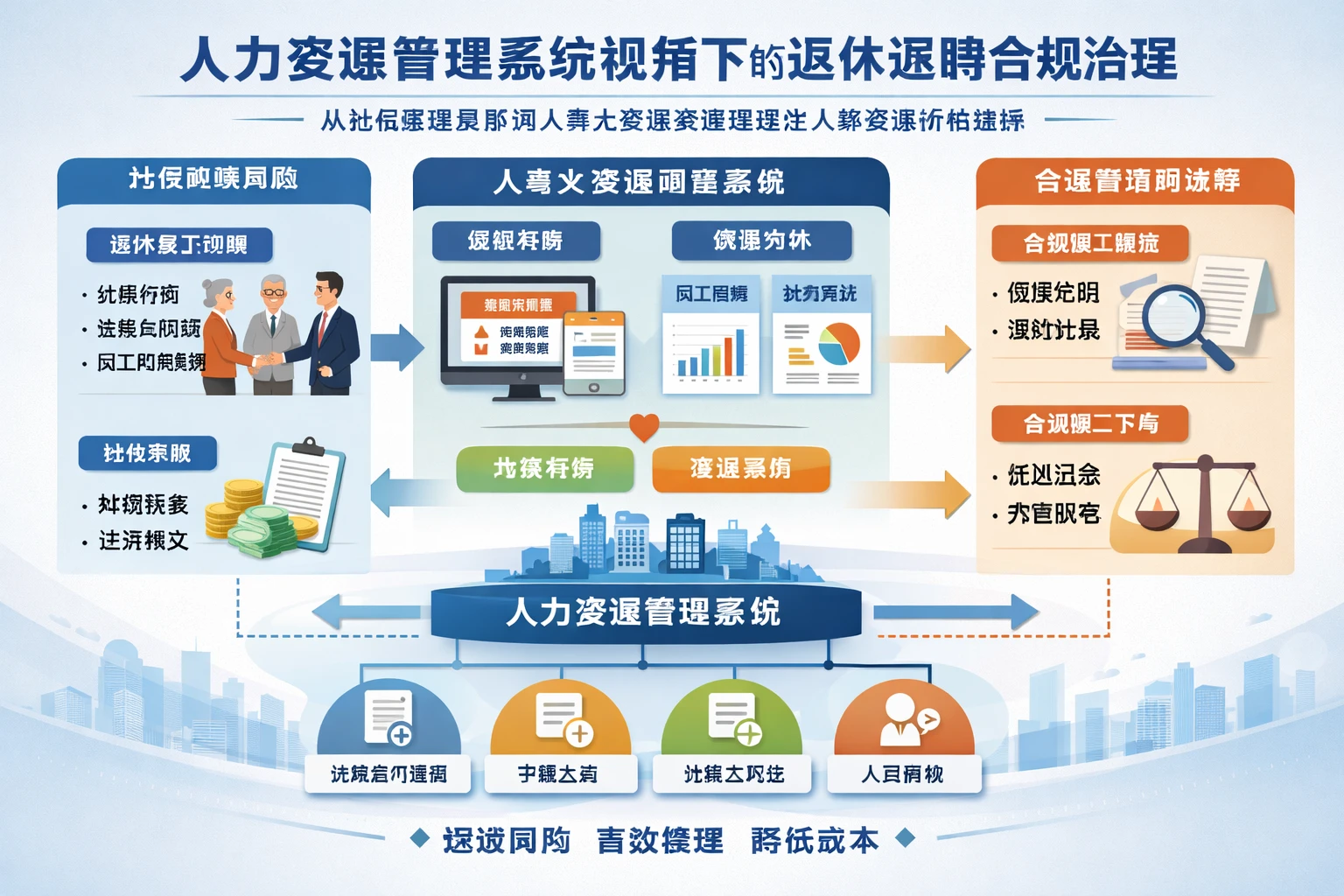 人力资源管理系统视角下的退休返聘合规治理：从社保断缴风险到人事大数据系统预警与人事系统价格选择