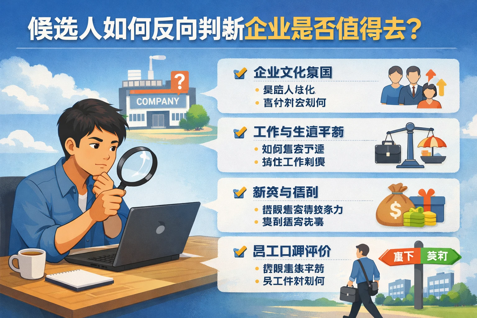 候选人如何反向判断企业是否值得去