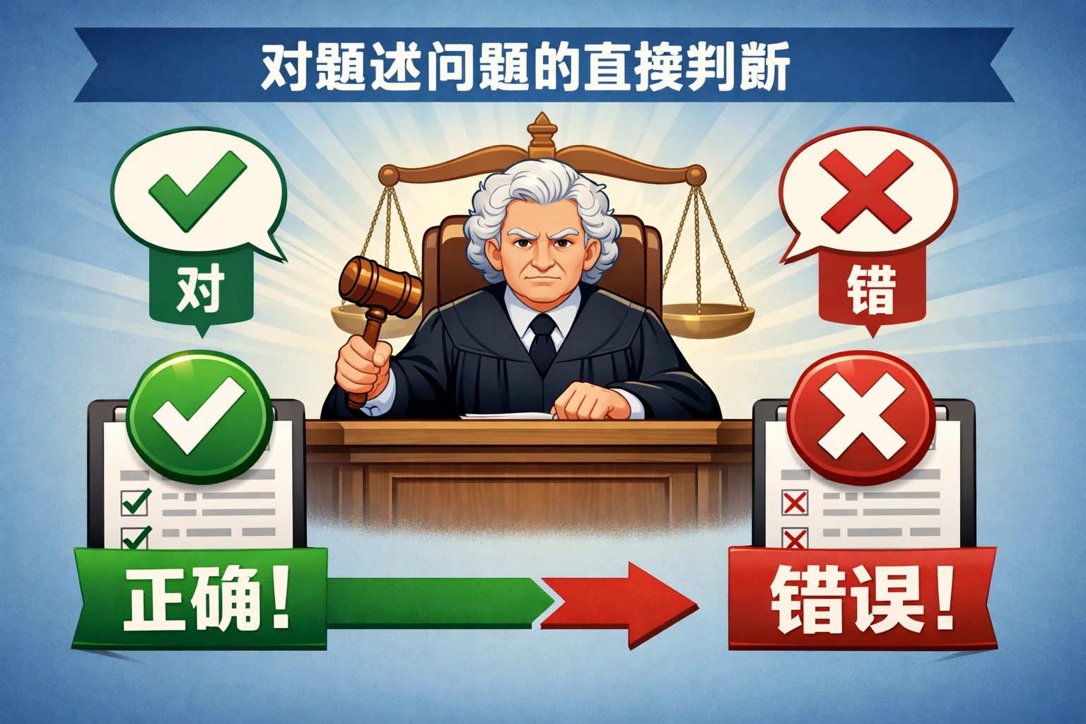 对题述问题的直接判断