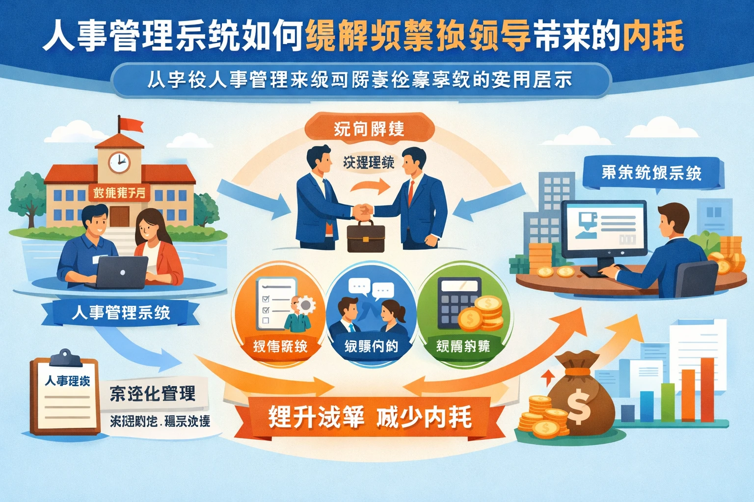 人事管理系统如何缓解频繁换领导带来的内耗：从学校人事管理系统到薪资核算系统的实用启示