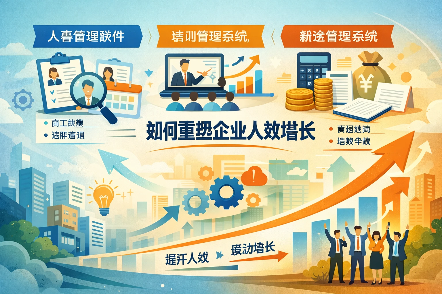 人事管理软件、培训管理系统与薪资管理系统如何重塑企业人效增长
