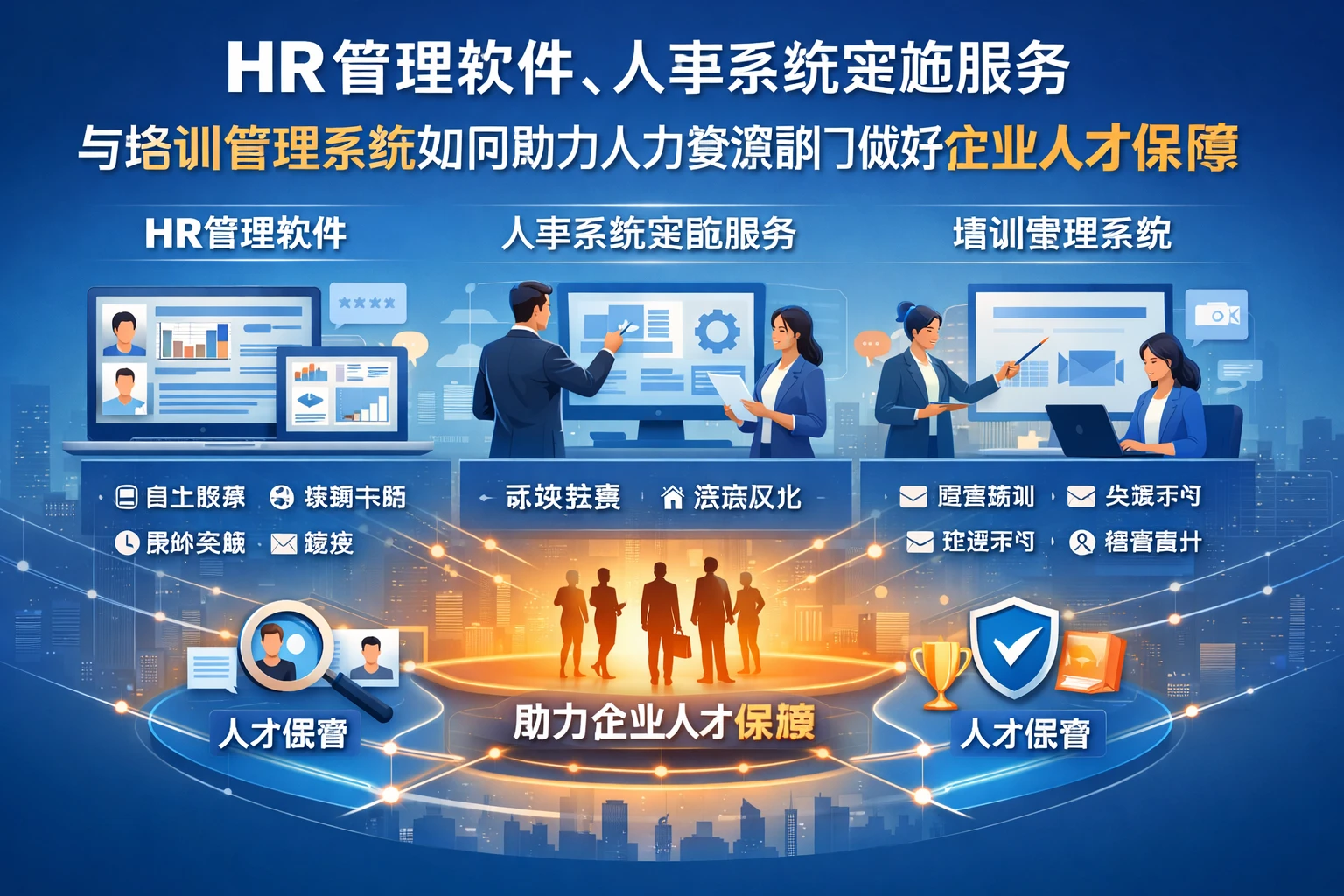 HR管理软件、人事系统实施服务与培训管理系统如何助力人力资源部门做好企业人才保障