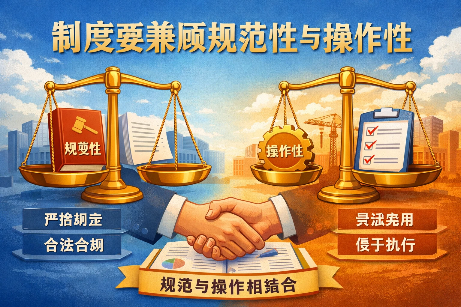 制度要兼顾规范性与操作性