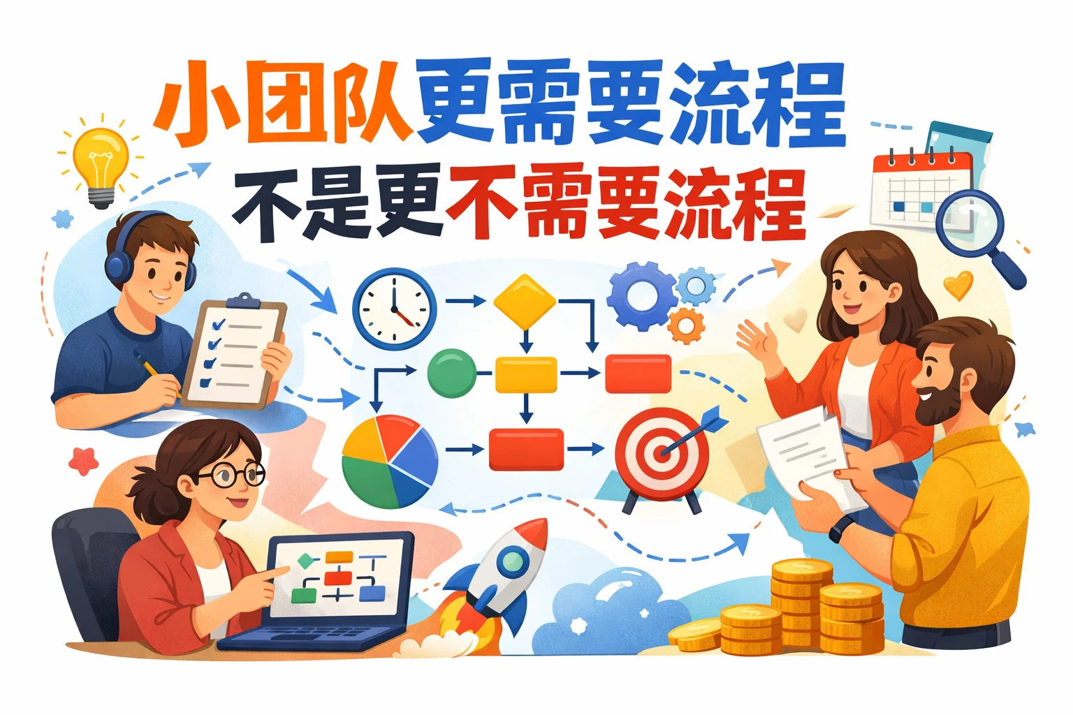 小团队更需要流程，不是更不需要流程
