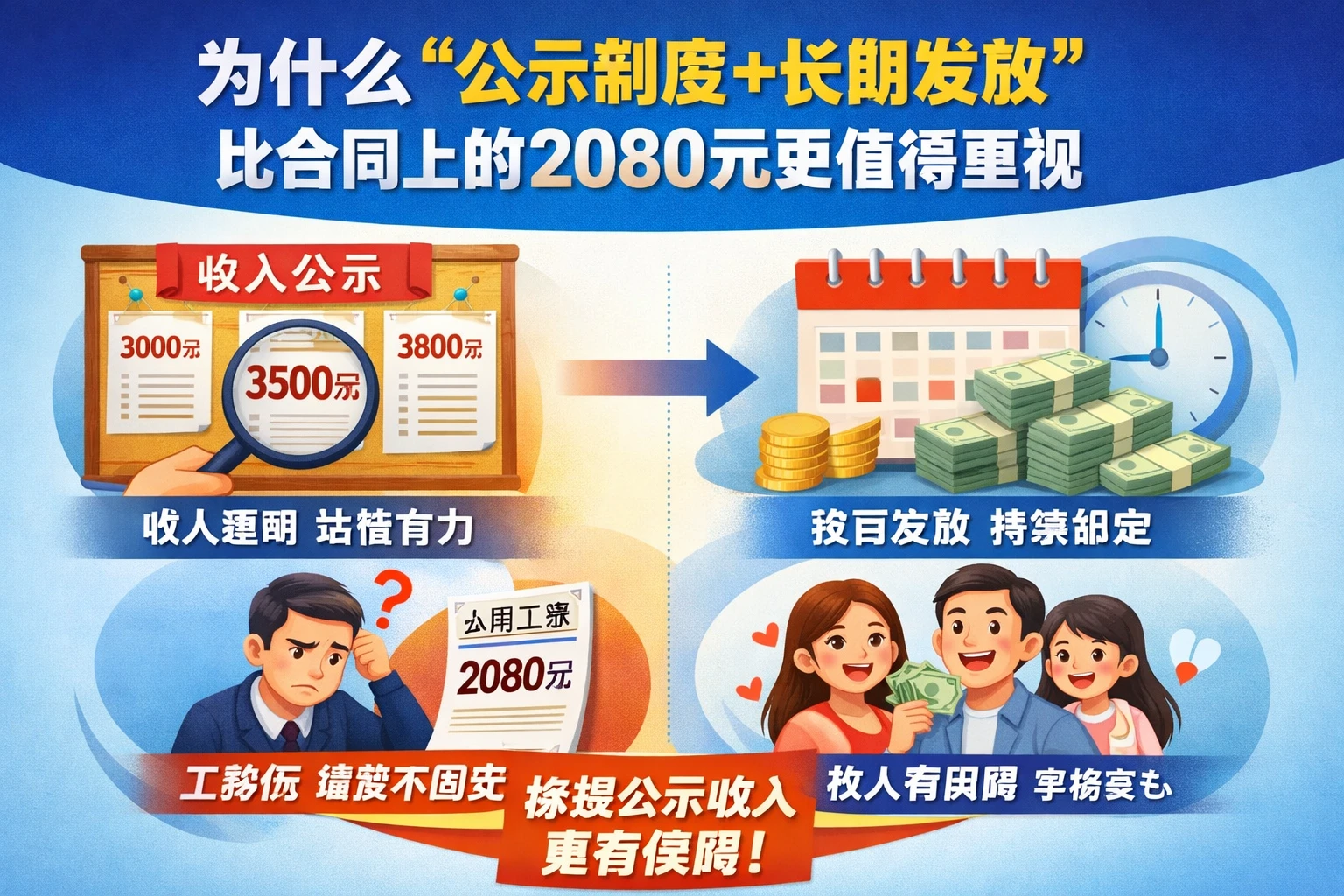 为什么“公示制度+长期发放”比合同上的2080元更值得重视