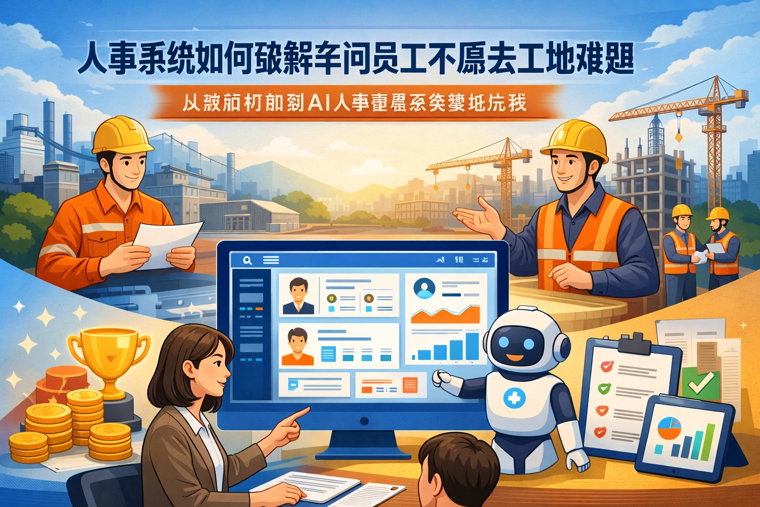 人事系统如何破解车间员工不愿去工地难题：从激励机制到AI人事管理系统落地实践