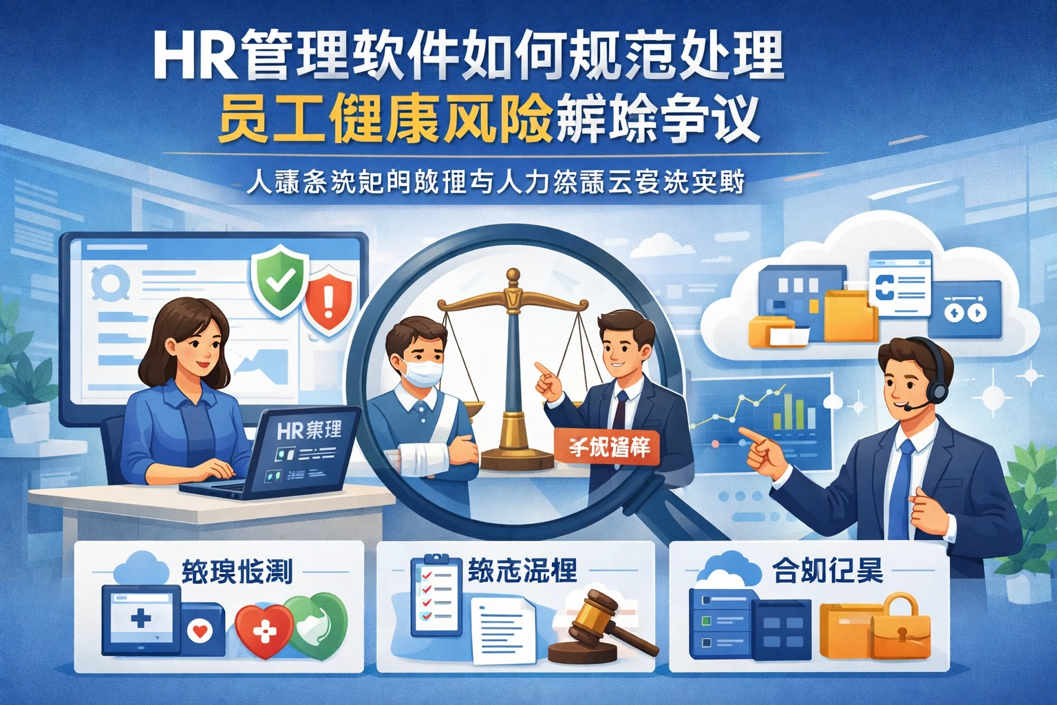 HR管理软件如何规范处理员工健康风险解除争议：人事系统使用教程与人力资源云系统实践