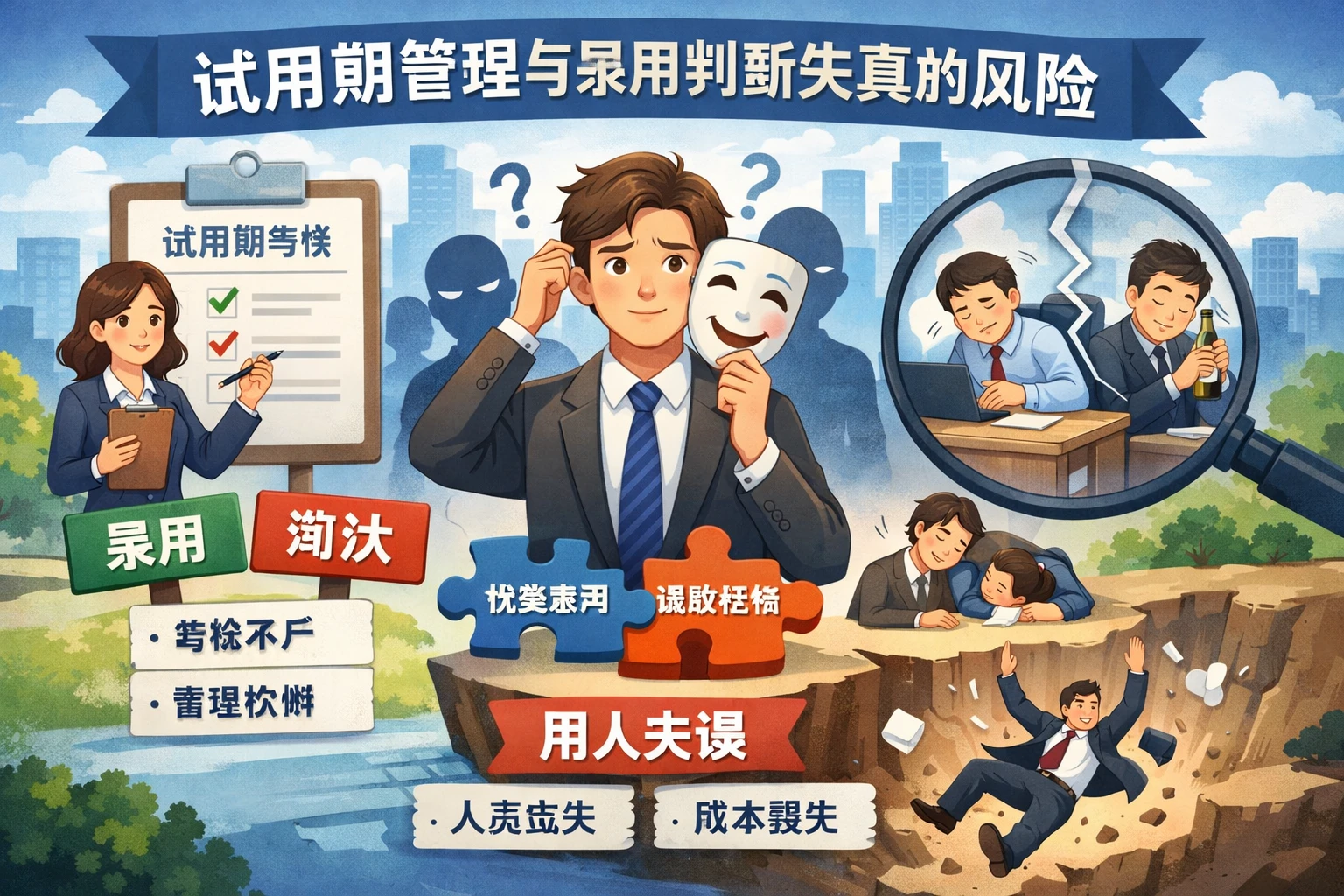 试用期管理与录用判断失真的风险