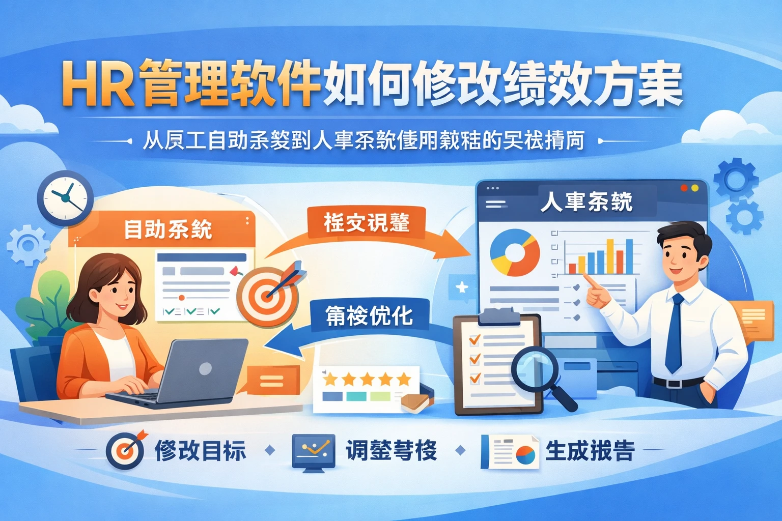 HR管理软件如何修改绩效方案：从员工自助系统到人事系统使用教程的实战指南