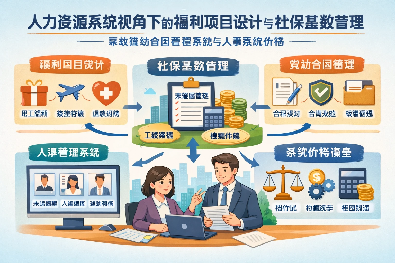 人力资源系统视角下的福利项目设计与社保基数管理：兼谈劳动合同管理系统与人事系统价格