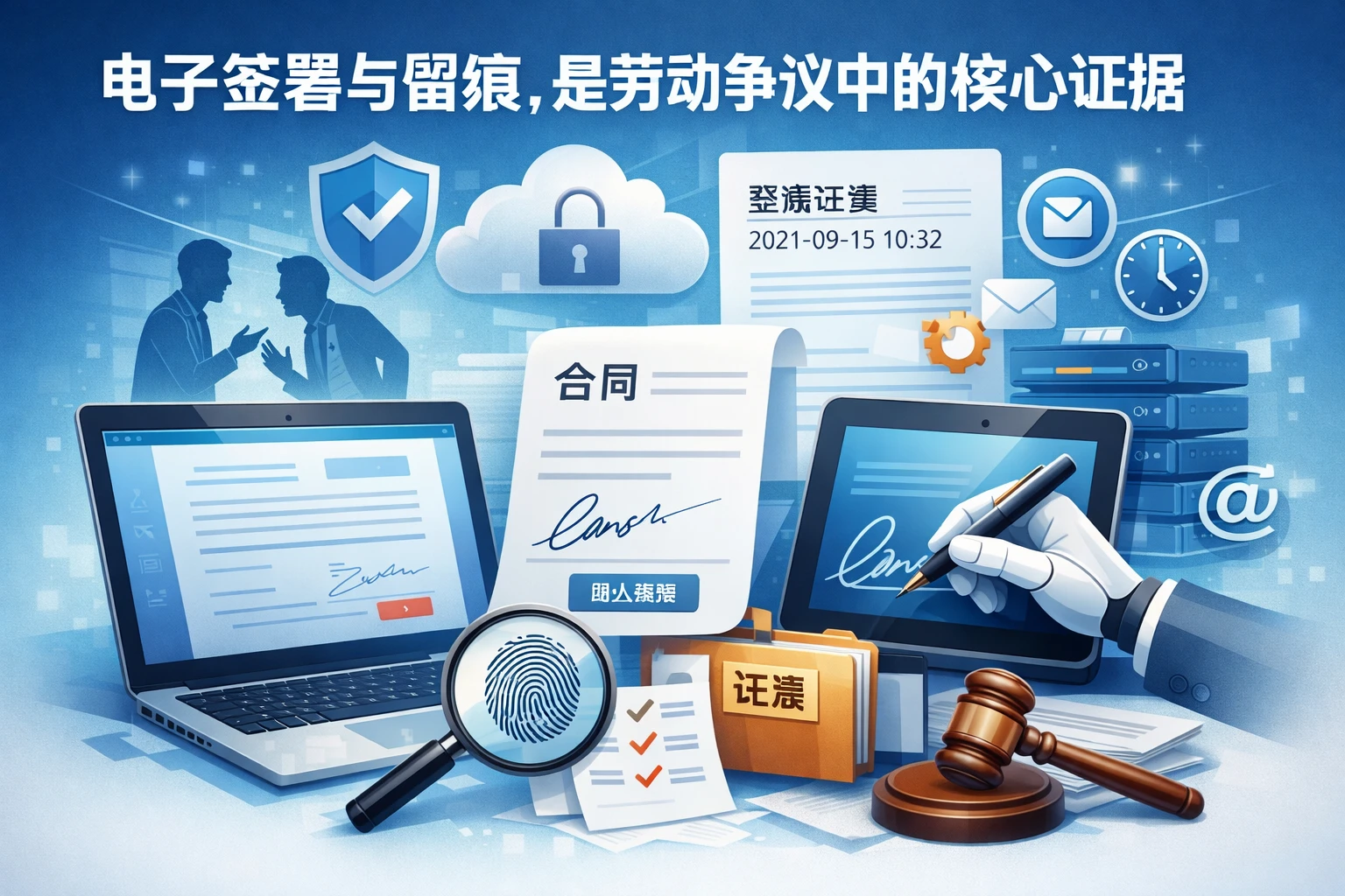 电子签署与留痕，是劳动争议中的核心证据