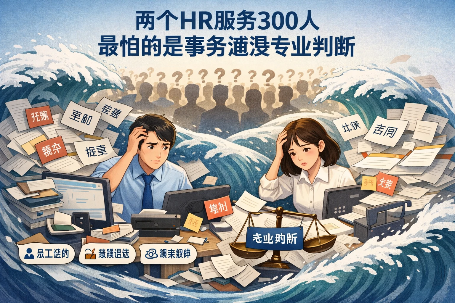 两个HR服务300人,最怕的是事务淹没专业判断