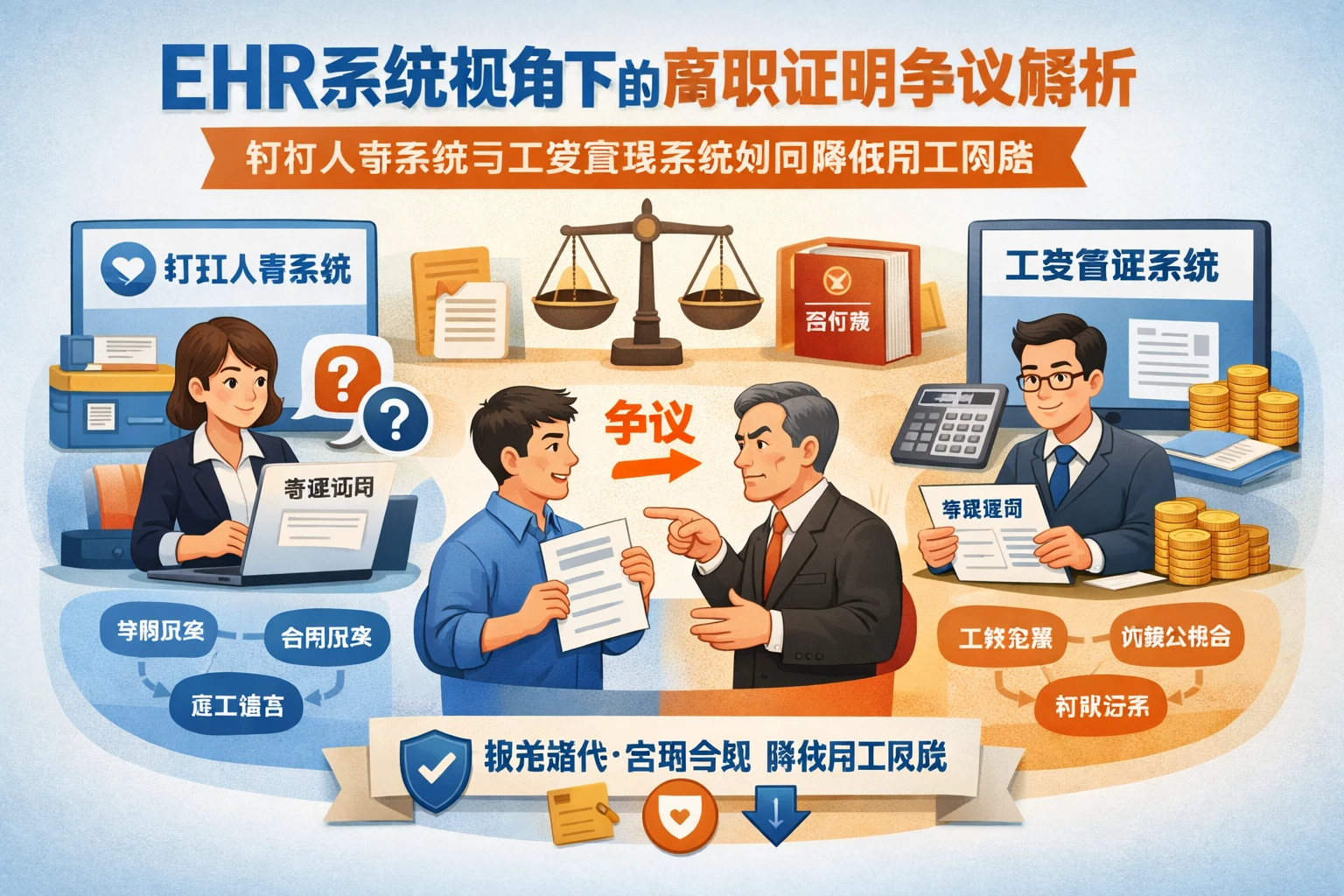 ehr系统视角下的离职证明争议解析：钉钉人事系统与工资管理系统如何降低用工风险
