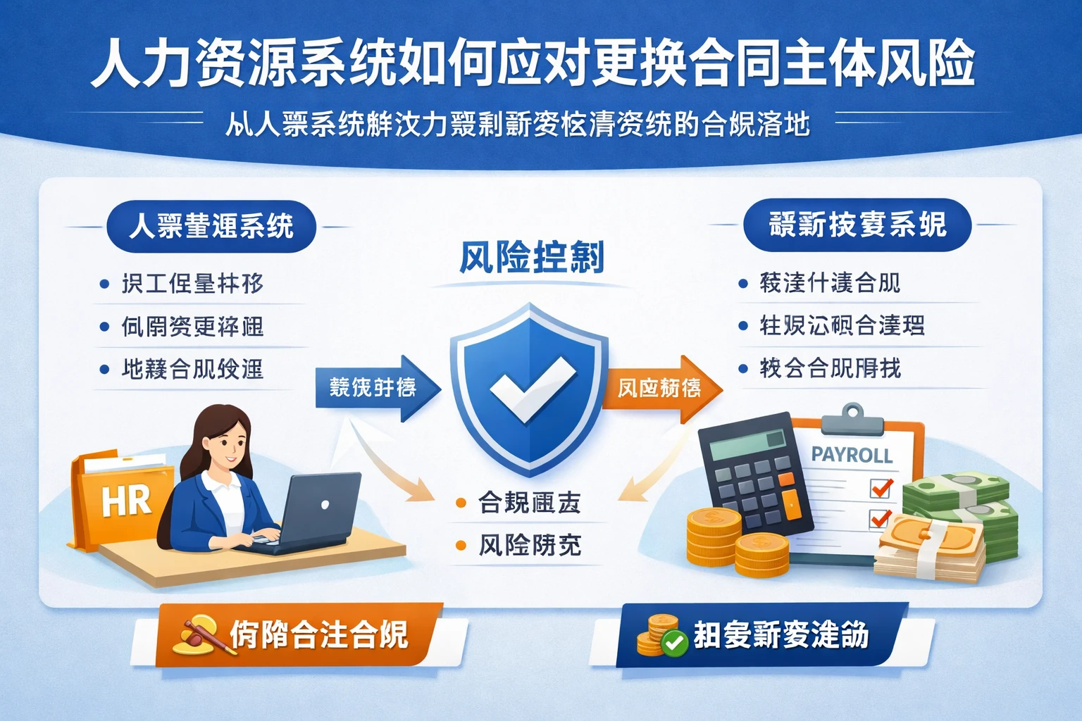 人力资源系统如何应对更换合同主体风险：从人事系统解决方案到薪资核算系统的合规落地