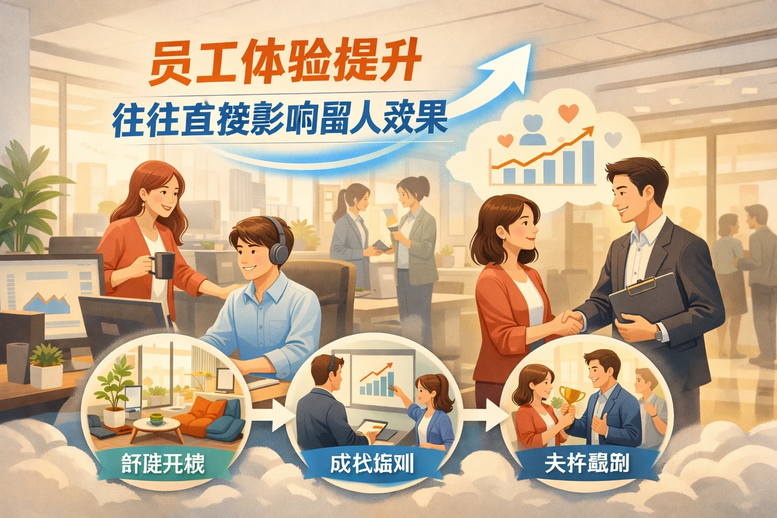 员工体验提升,往往直接影响留人效果