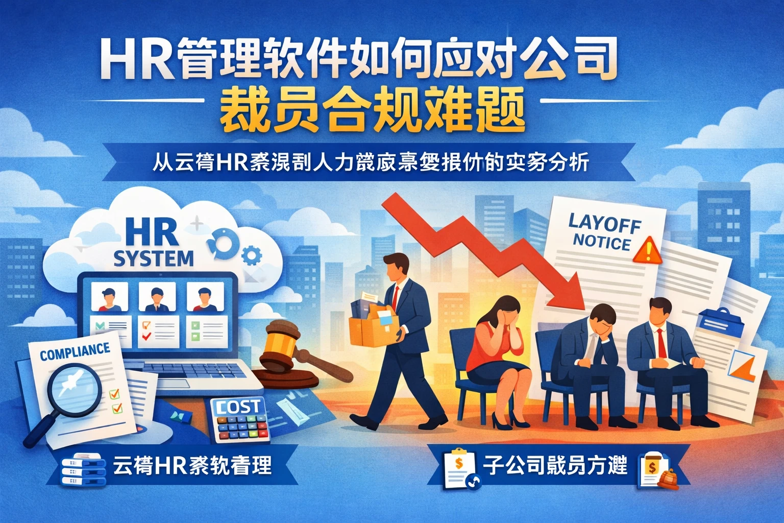 HR管理软件如何应对子公司裁员合规难题：从云端HR系统到人力资源系统报价的实务分析