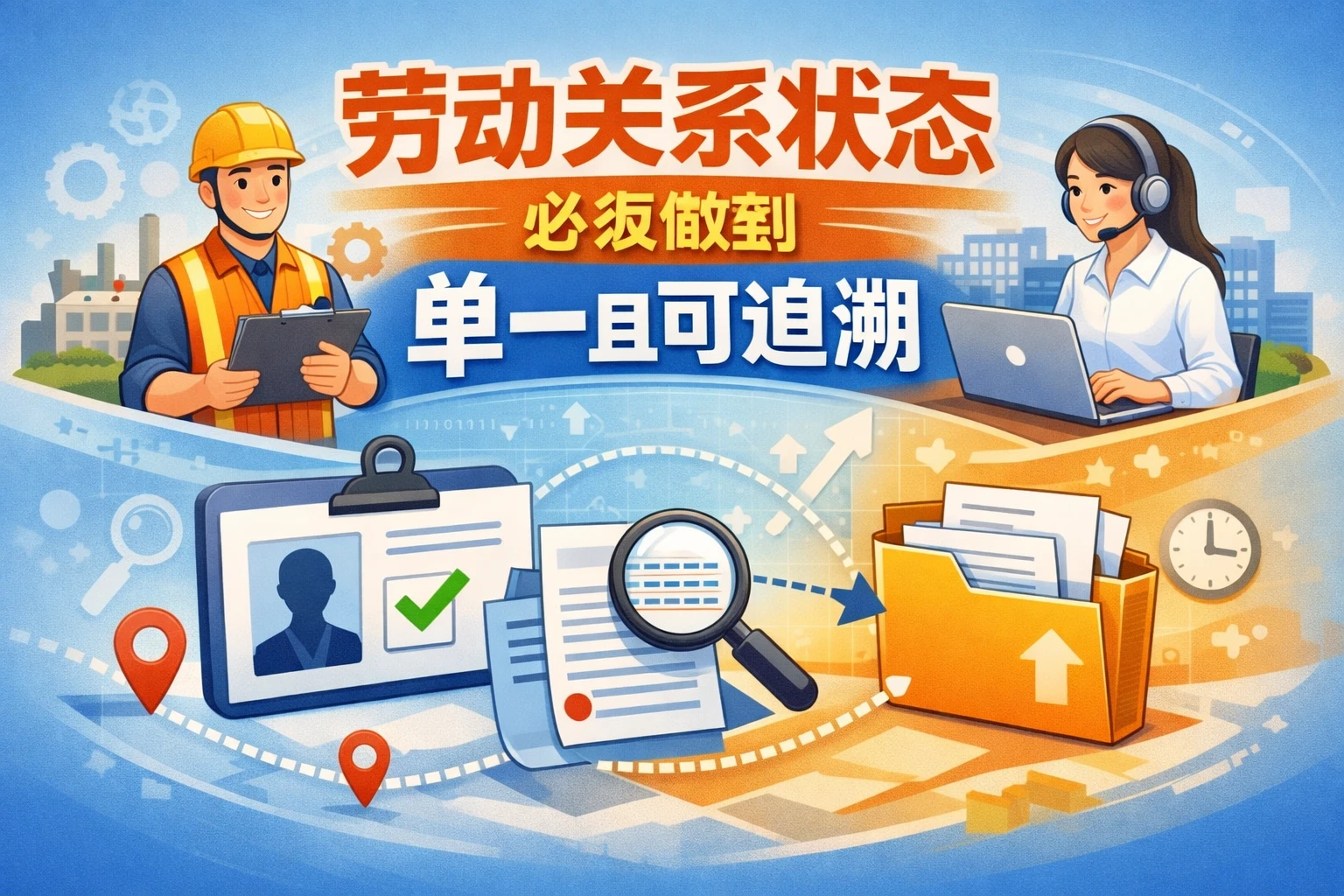 劳动关系状态必须做到单一且可追溯