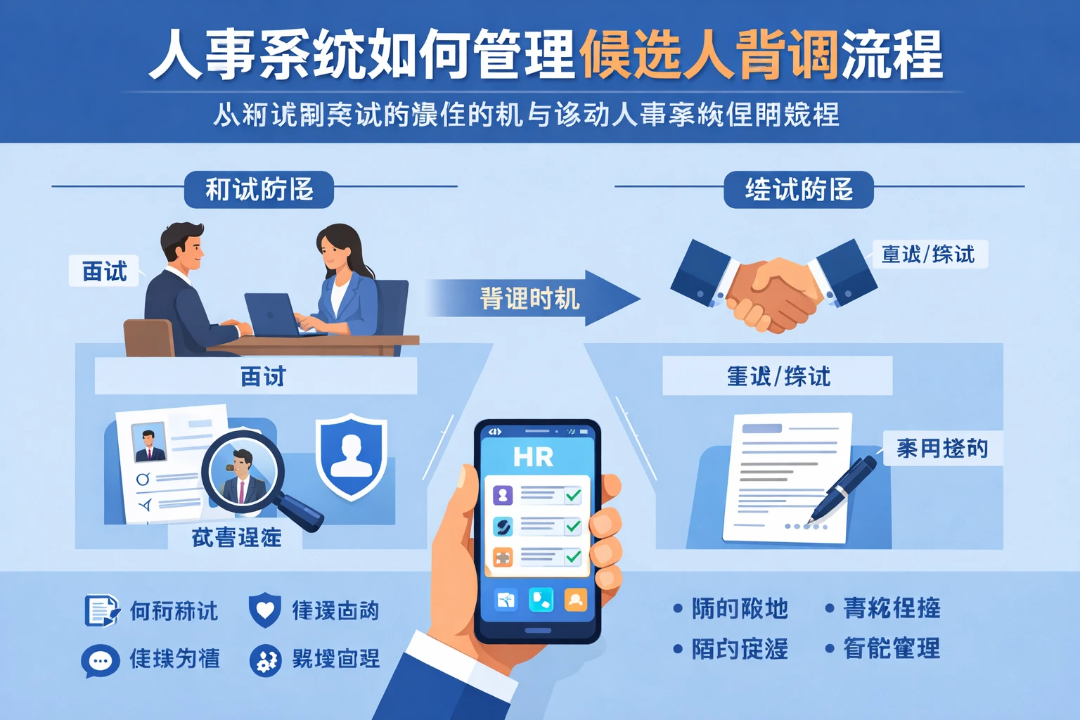 人事系统如何管理候选人背调流程：从初试到终试的最佳时机与移动人事系统使用教程