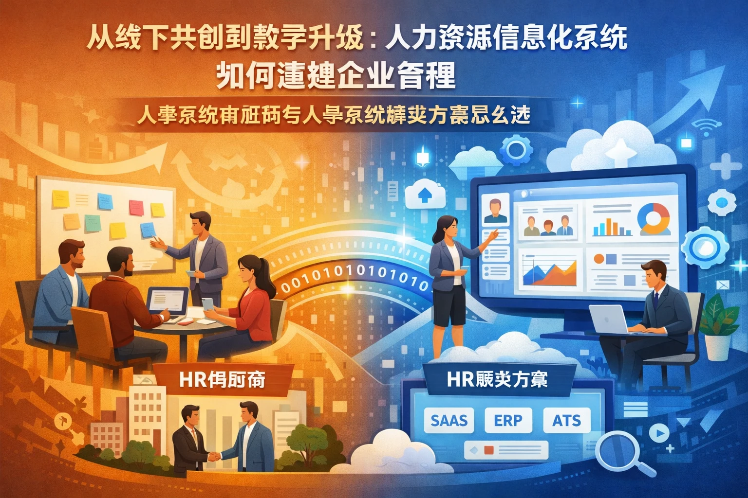 从线下共创到数字升级：人力资源信息化系统如何重塑企业管理，人事系统供应商与人事系统解决方案怎么选