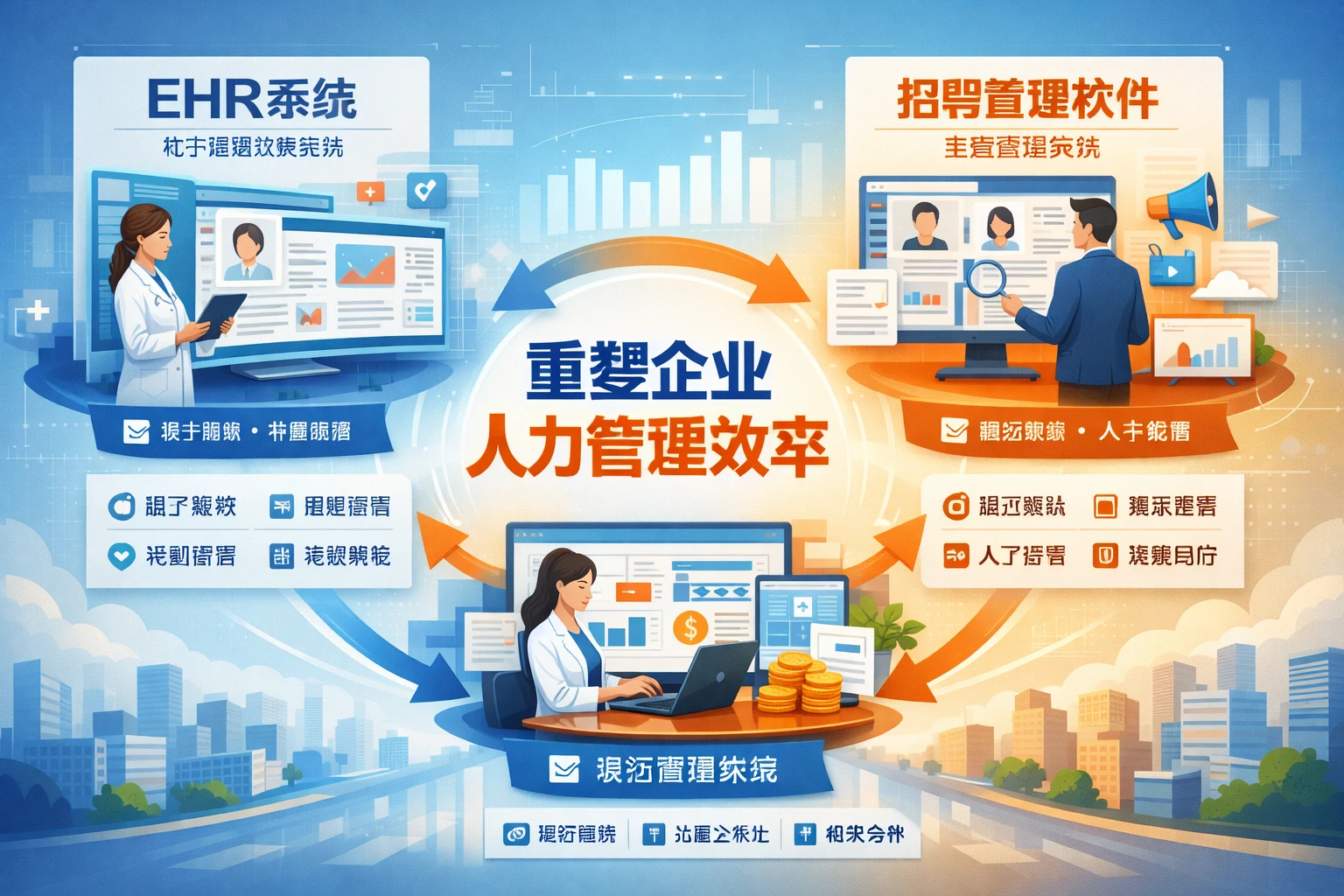 ehr系统、招聘管理软件与薪资管理系统如何重塑企业人力管理效率