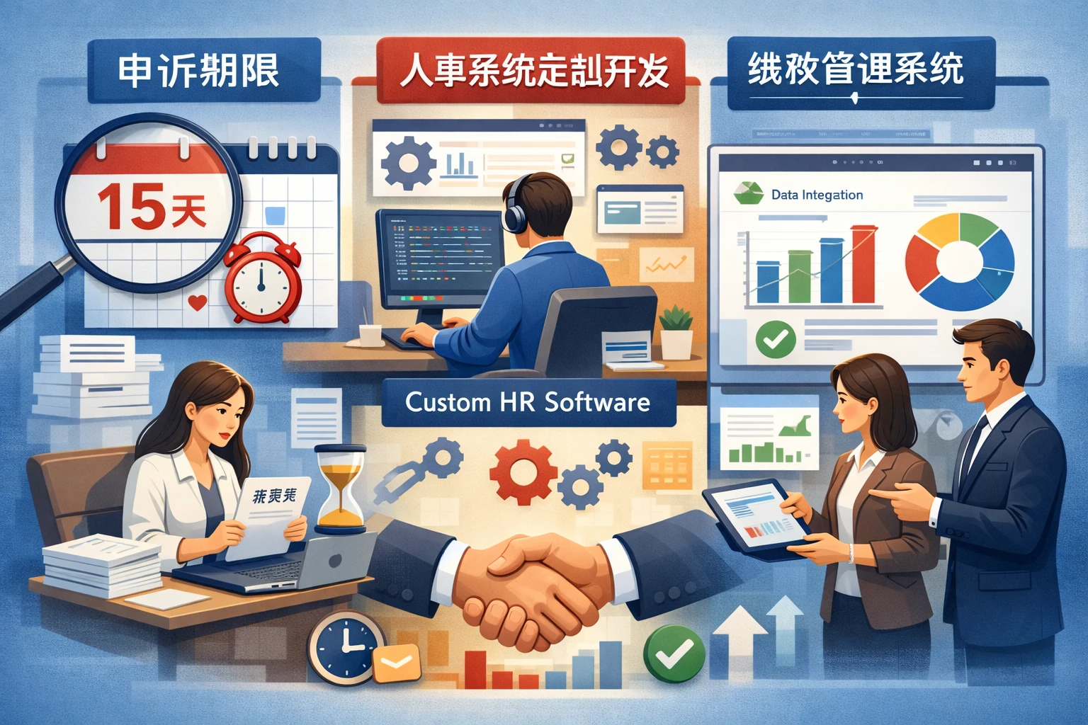 人力资源软件视角下的加班费争议处理:申诉期限、人事系统定制开发与绩效管理系统协同应用