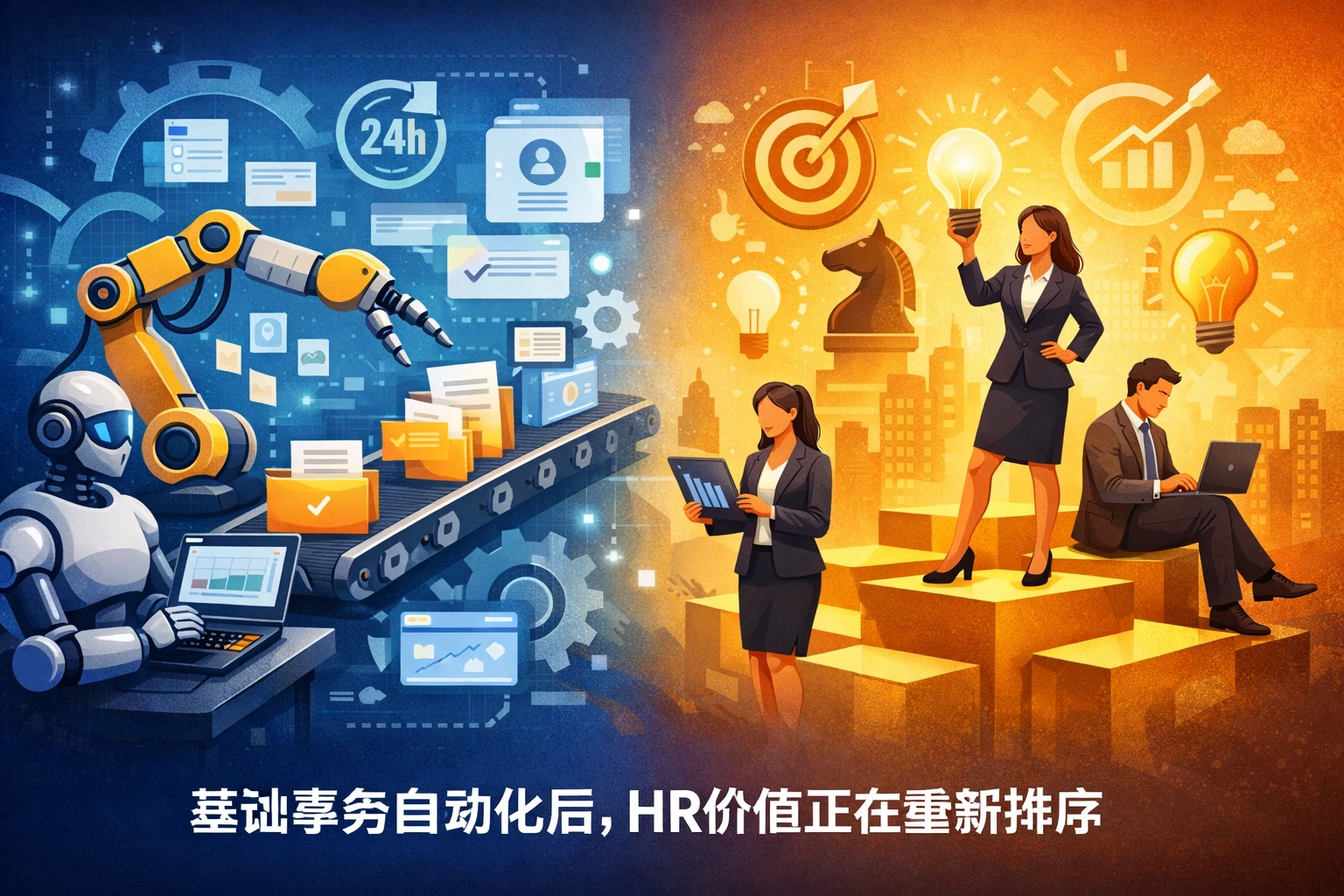 基础事务自动化后，HR价值正在重新排序