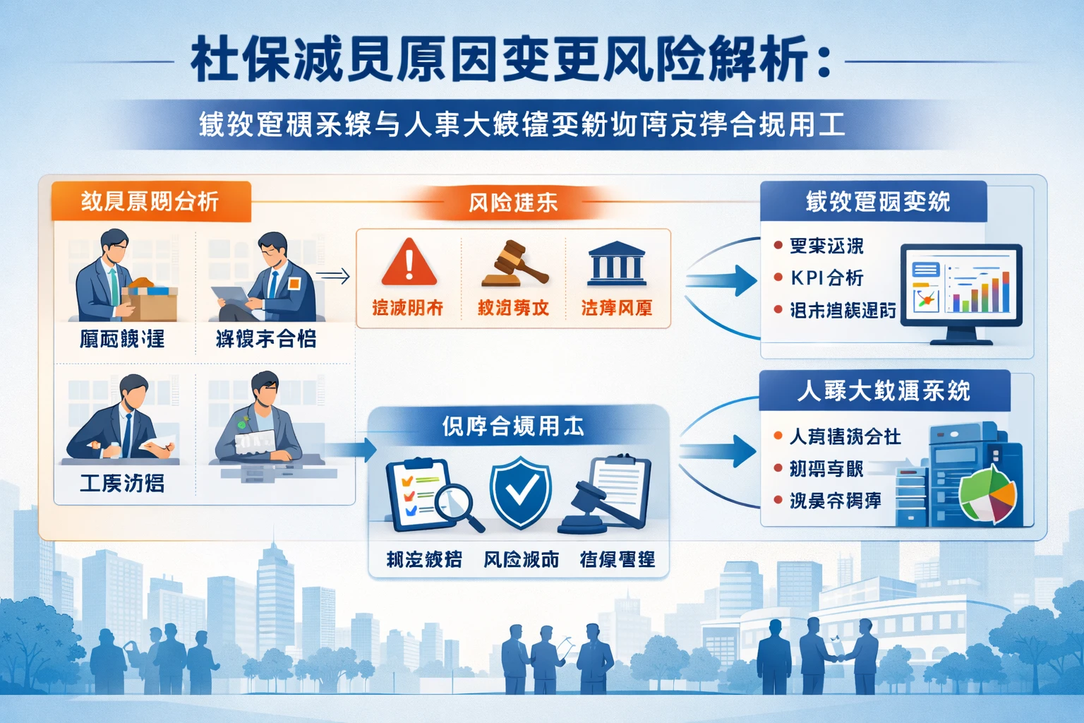 人力资源系统视角下社保减员原因变更风险解析：绩效管理系统与人事大数据系统如何支撑合规用工