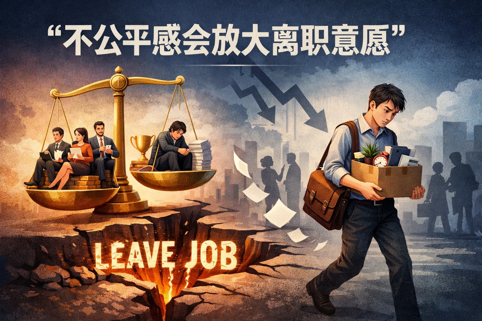 不公平感会放大离职意愿