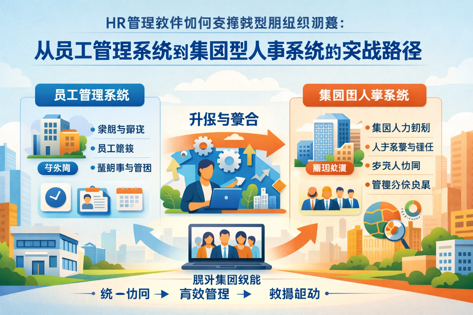 HR管理软件如何支撑转型期组织调整：从员工管理系统到集团型人事系统的实战路径