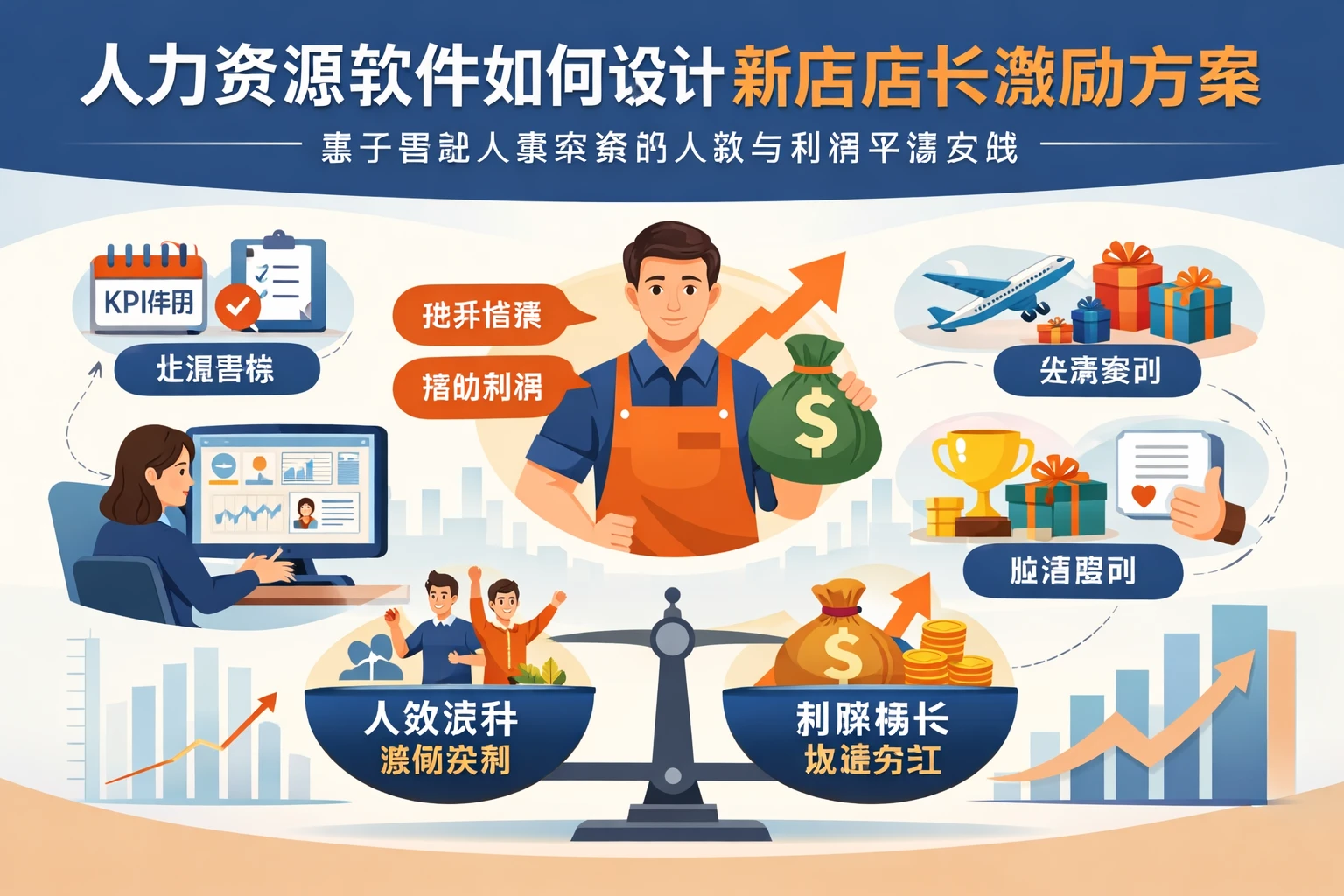 人力资源软件如何设计新店店长激励方案：基于智能人事系统的人效与利润平衡实践