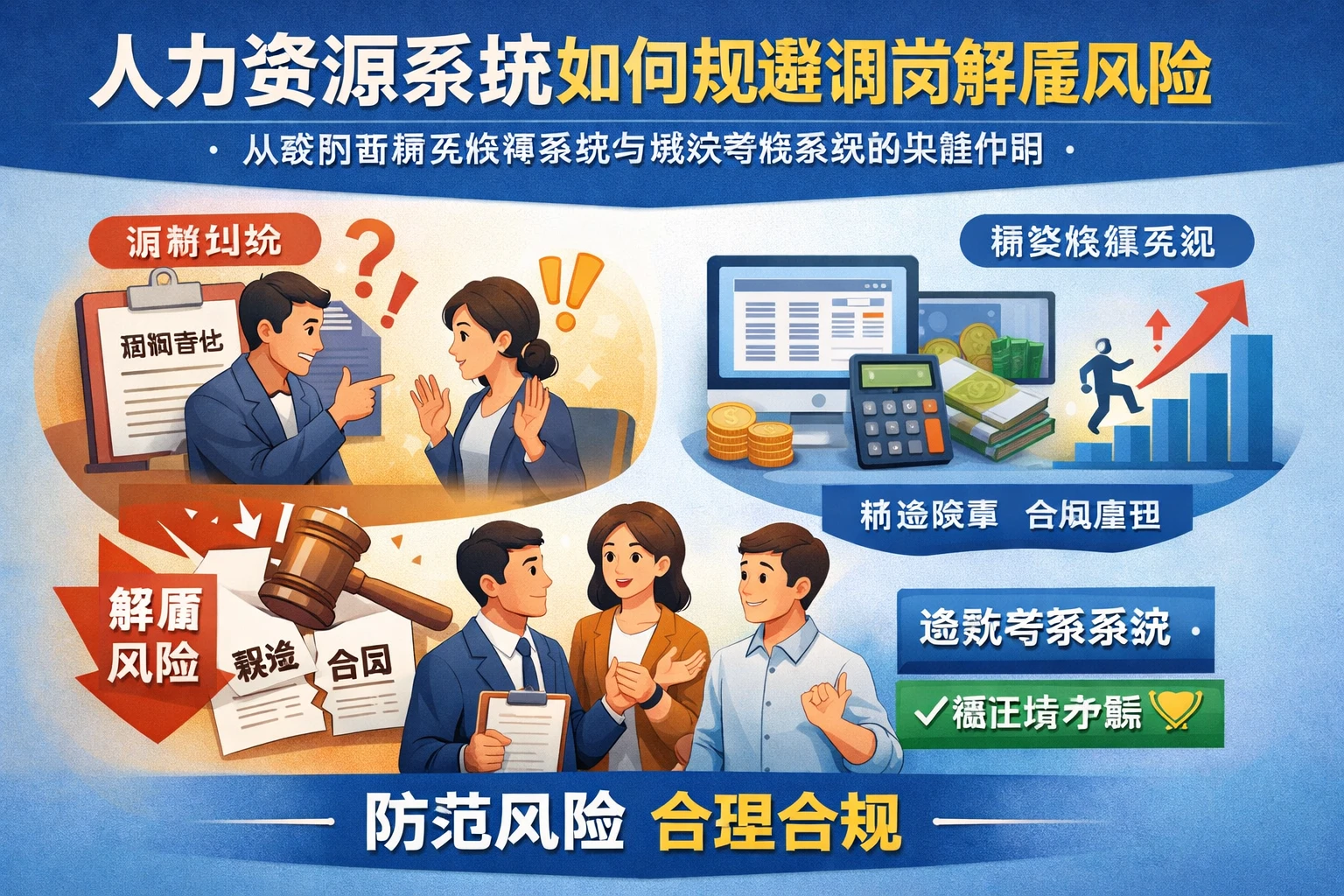 人力资源系统如何规避调岗解雇风险:从案例看薪资核算系统与绩效考核系统的关键作用