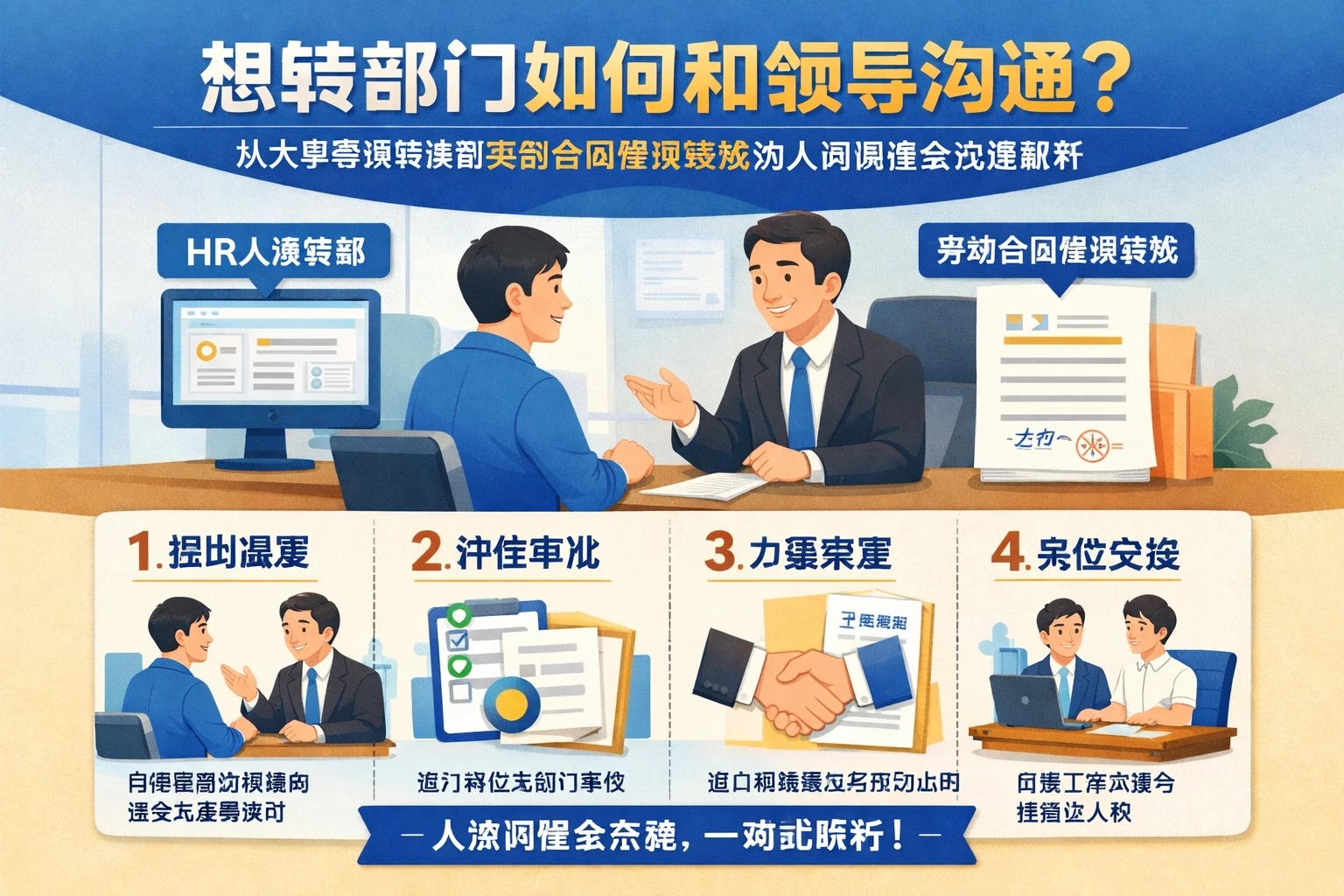 想转部门如何和领导沟通?从人事管理系统到劳动合同管理系统的人岗调整全流程解析