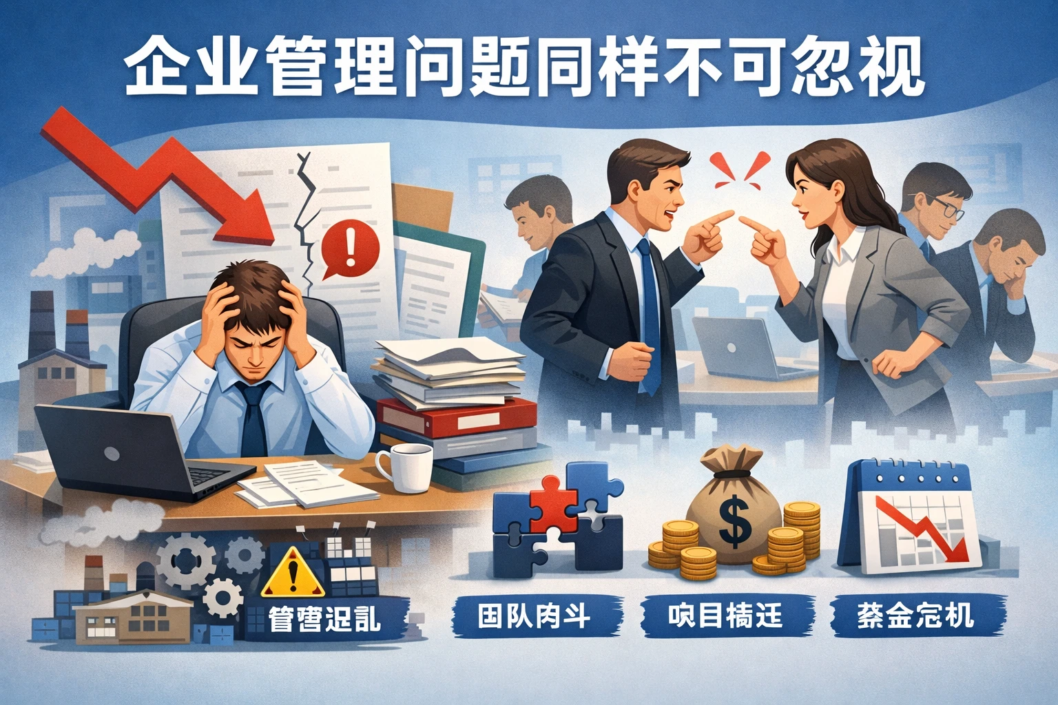 2. 企业管理问题同样不可忽视