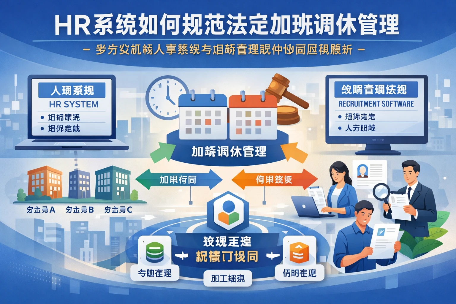 HR系统如何规范法定加班调休管理：多分支机构人事系统与招聘管理软件协同应用解析