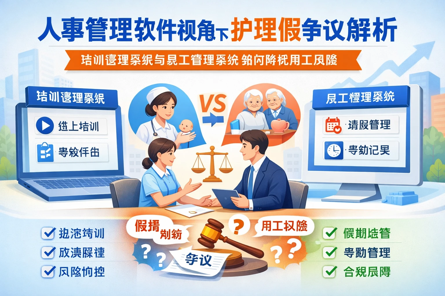 人事管理软件视角下的护理假争议解析：培训管理系统与员工管理系统如何降低用工风险