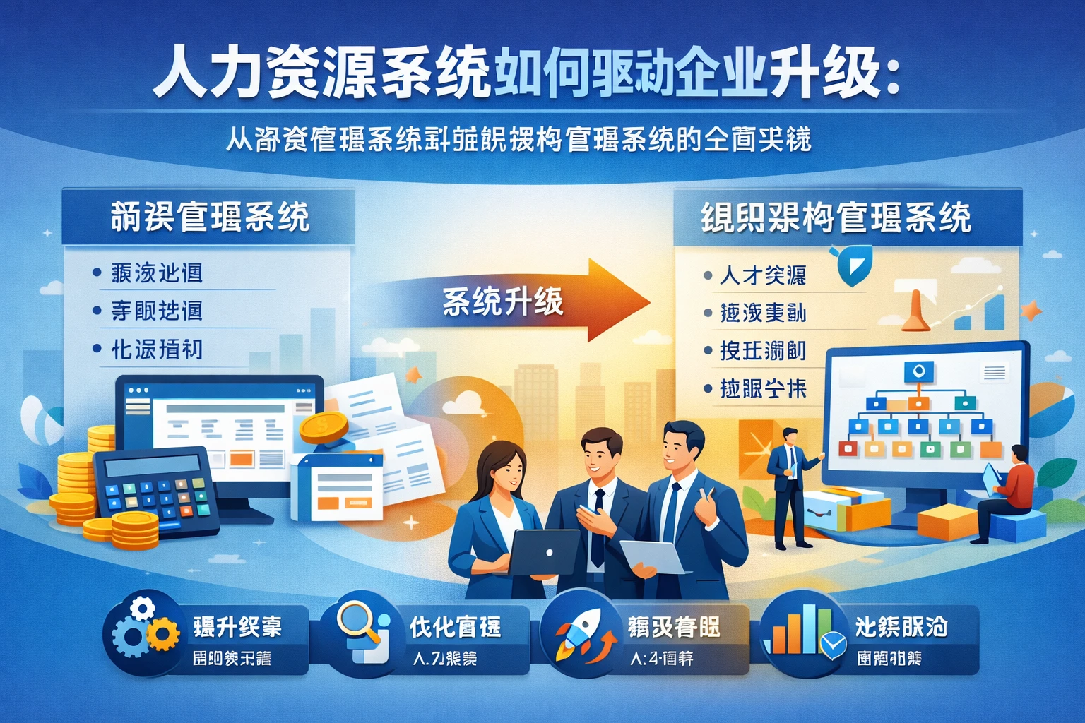 人力资源系统如何驱动企业升级：从薪资管理系统到组织架构管理系统的全面实践