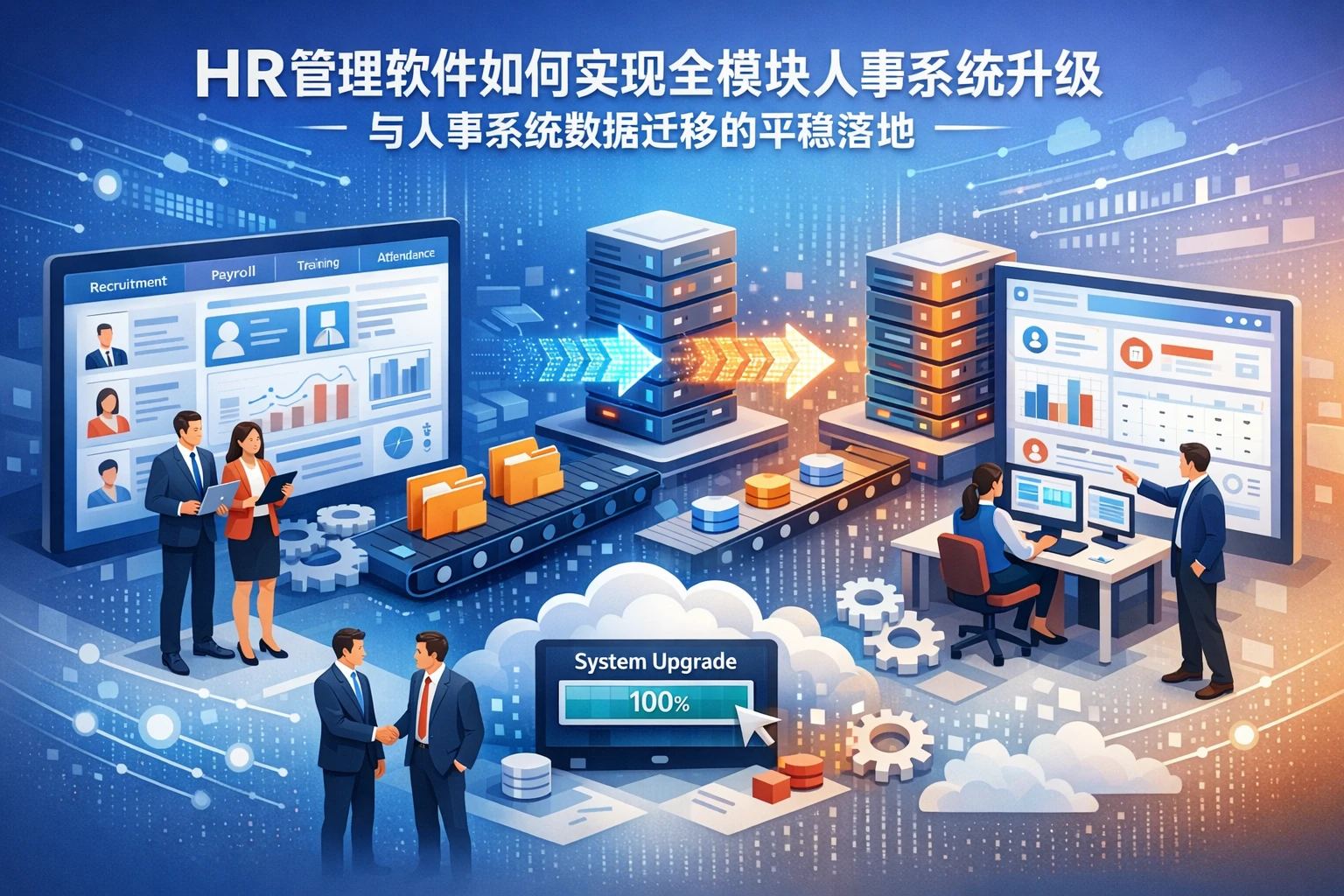HR管理软件如何实现全模块人事系统升级与人事系统数据迁移的平稳落地