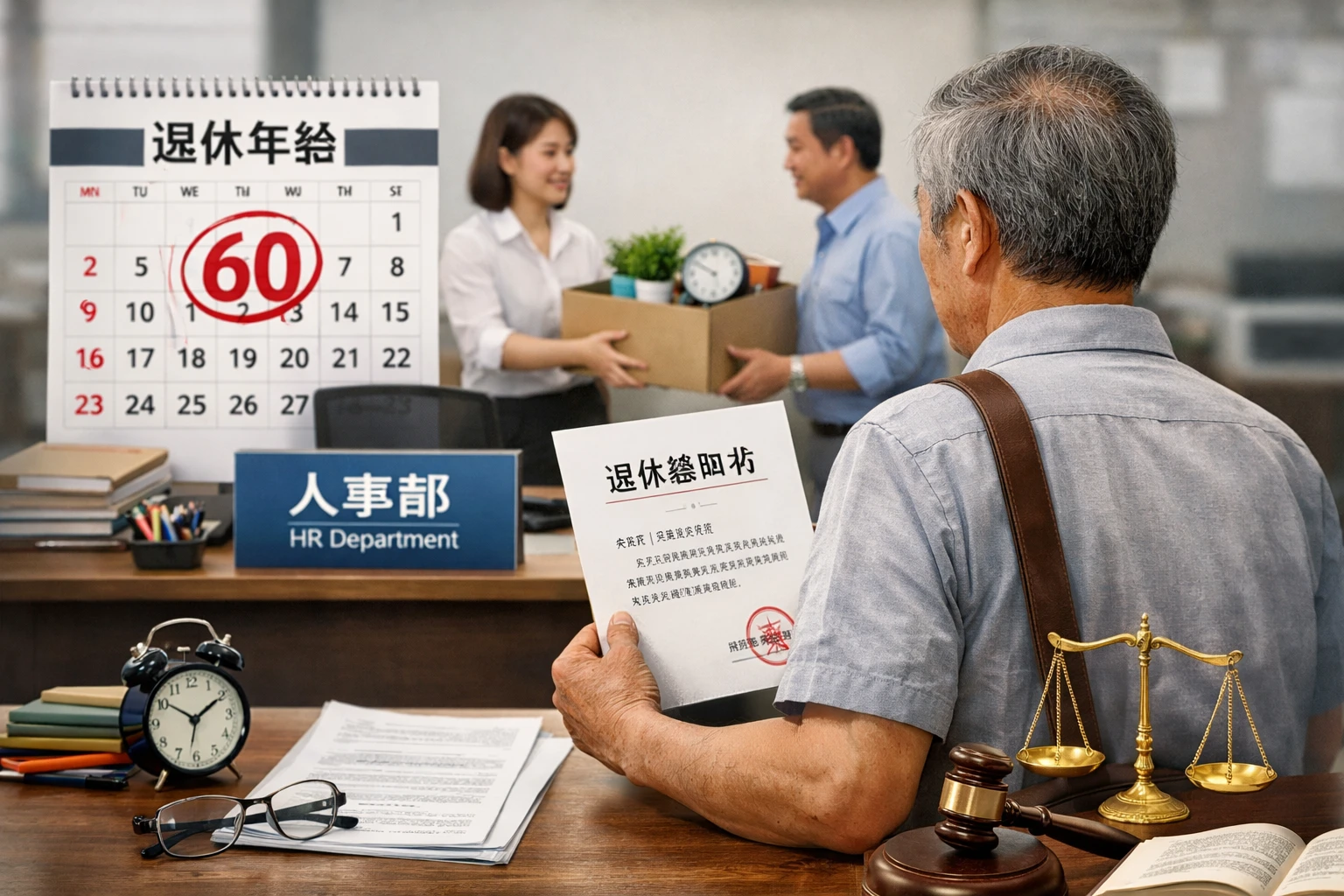 达到法定退休年龄，通常可以作为劳动关系终止的重要依据