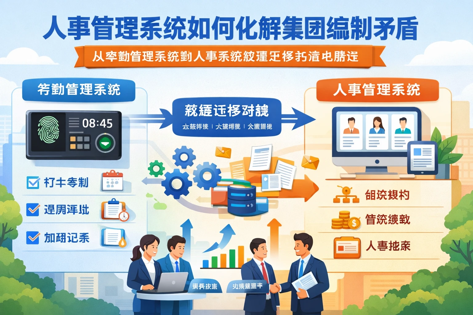 人事管理系统如何化解集团编制矛盾：从考勤管理系统到人事系统数据迁移的落地路径