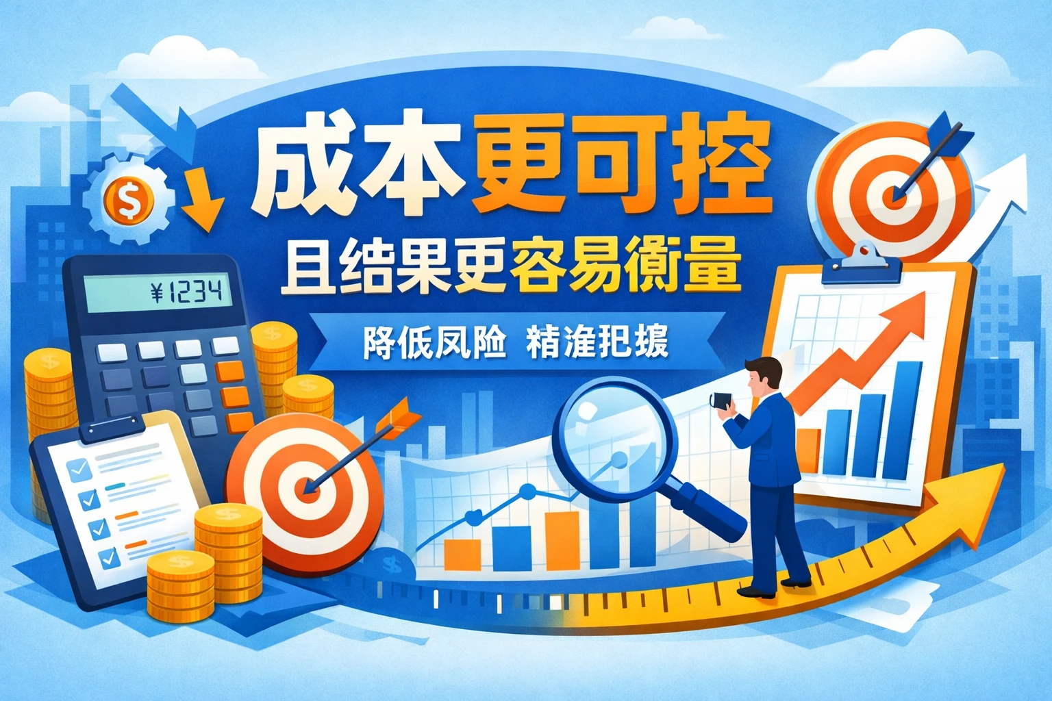 成本更可控,且结果更容易衡量