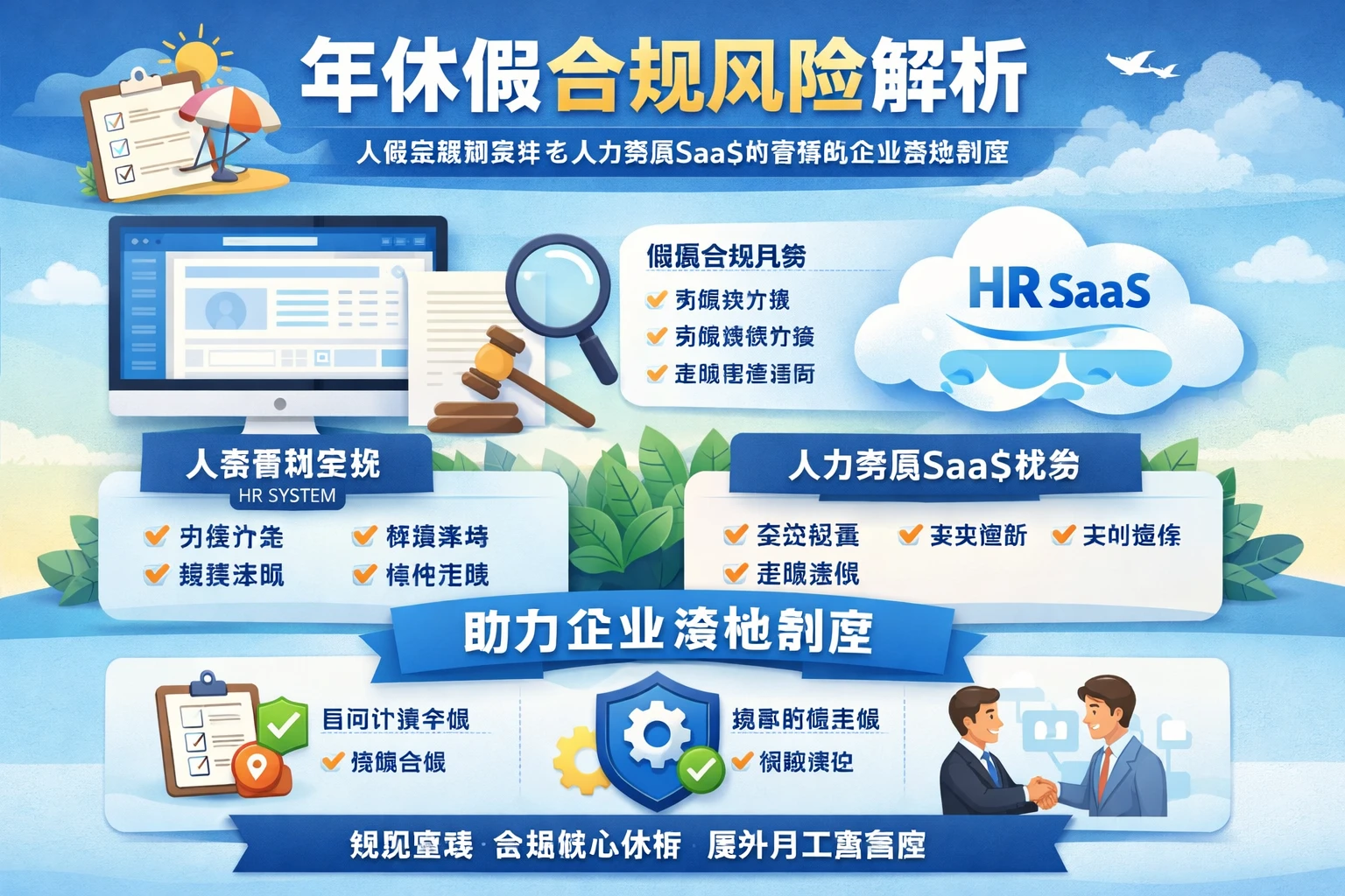 人事管理软件视角下的年休假合规风险解析：人事系统哪家好与人力资源SaaS如何帮助企业落地制度