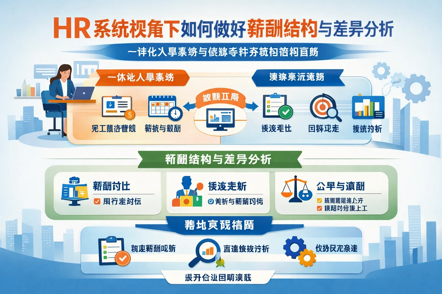HR系统视角下如何做好薪酬结构与差异分析:一体化人事系统与绩效考评系统的落地思路
