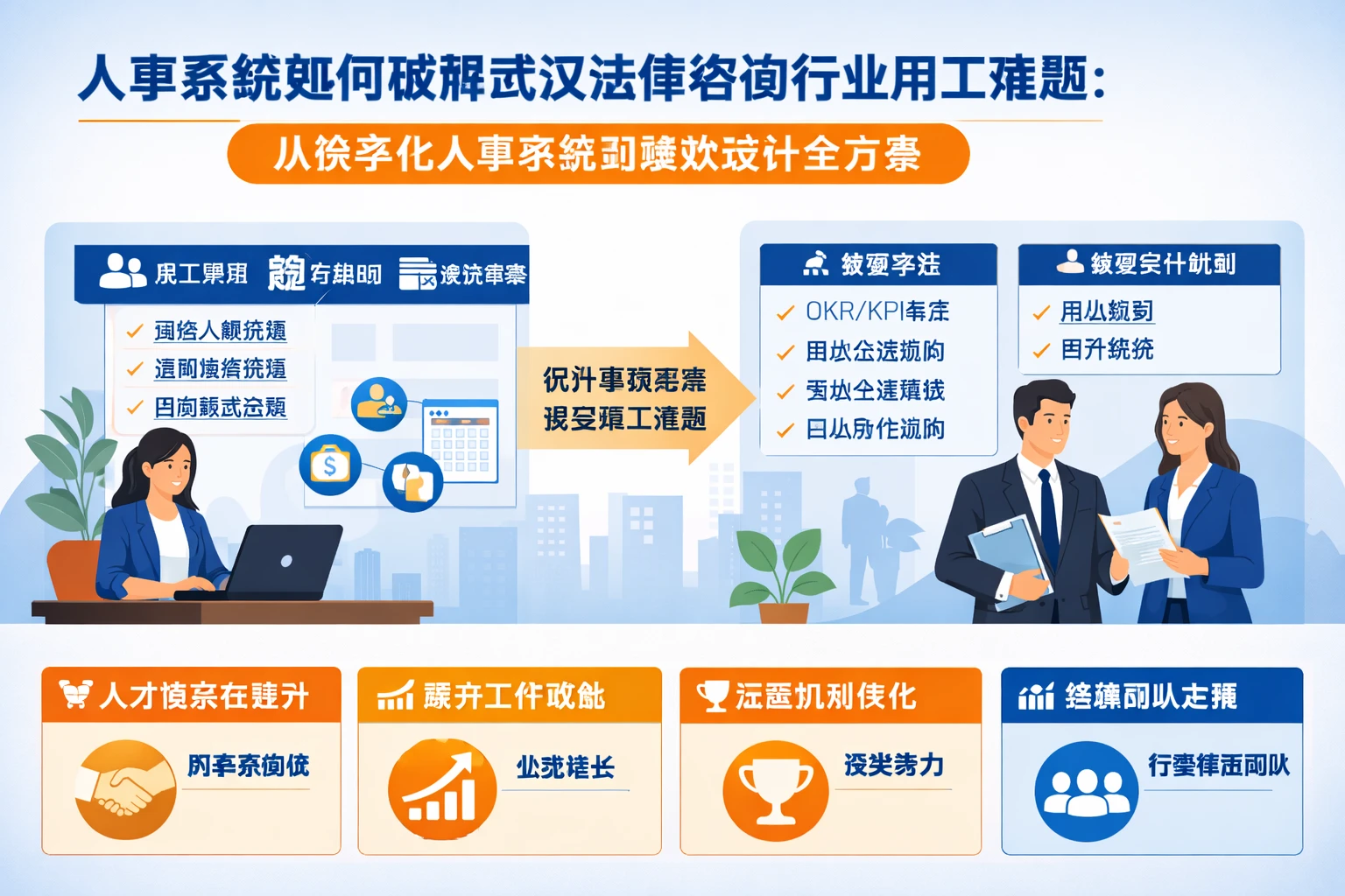 人事系统如何破解武汉法律咨询行业用工难题：从数字化人事系统到绩效设计全方案