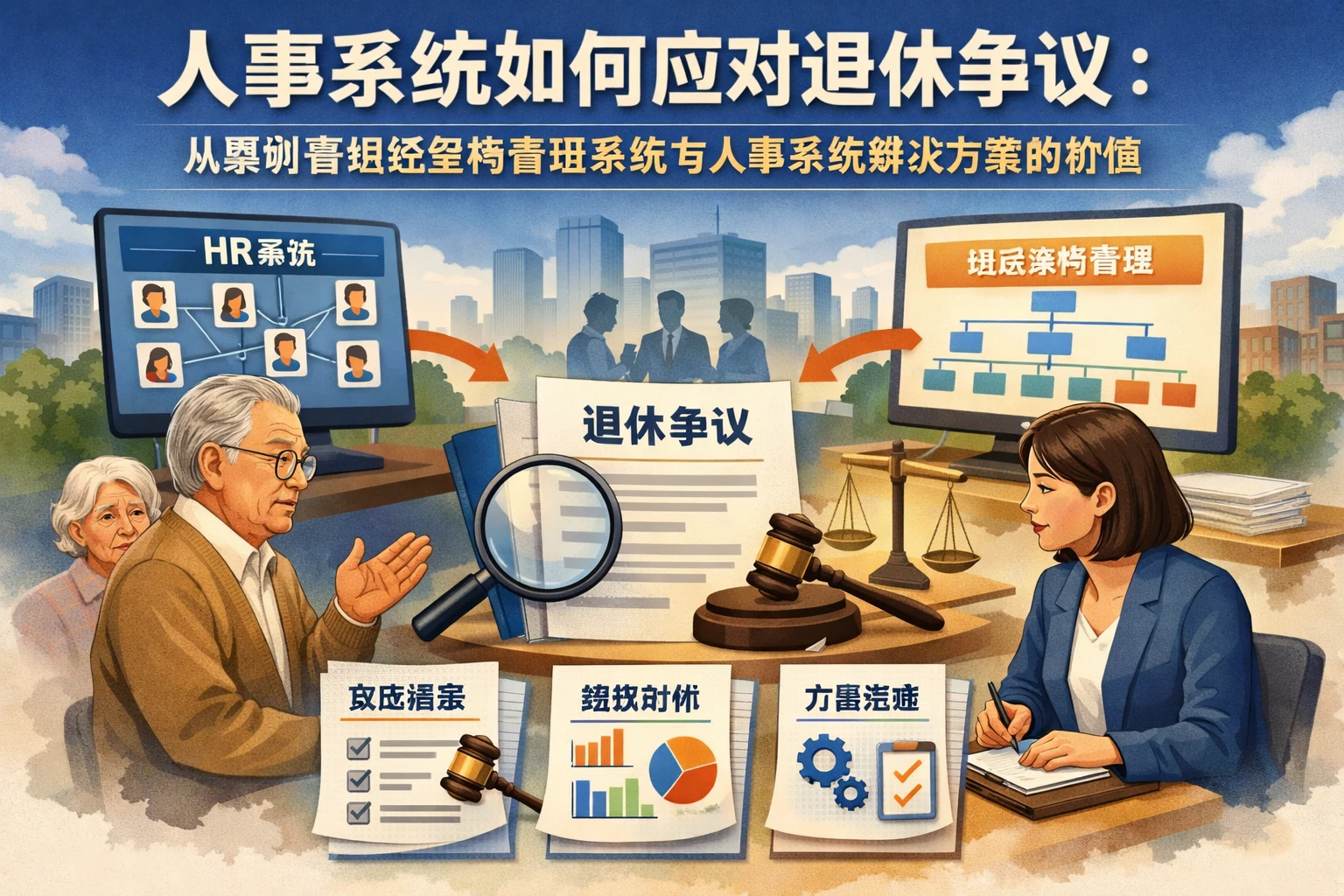 人事系统如何应对退休争议：从案例看组织架构管理系统与人事系统解决方案的价值