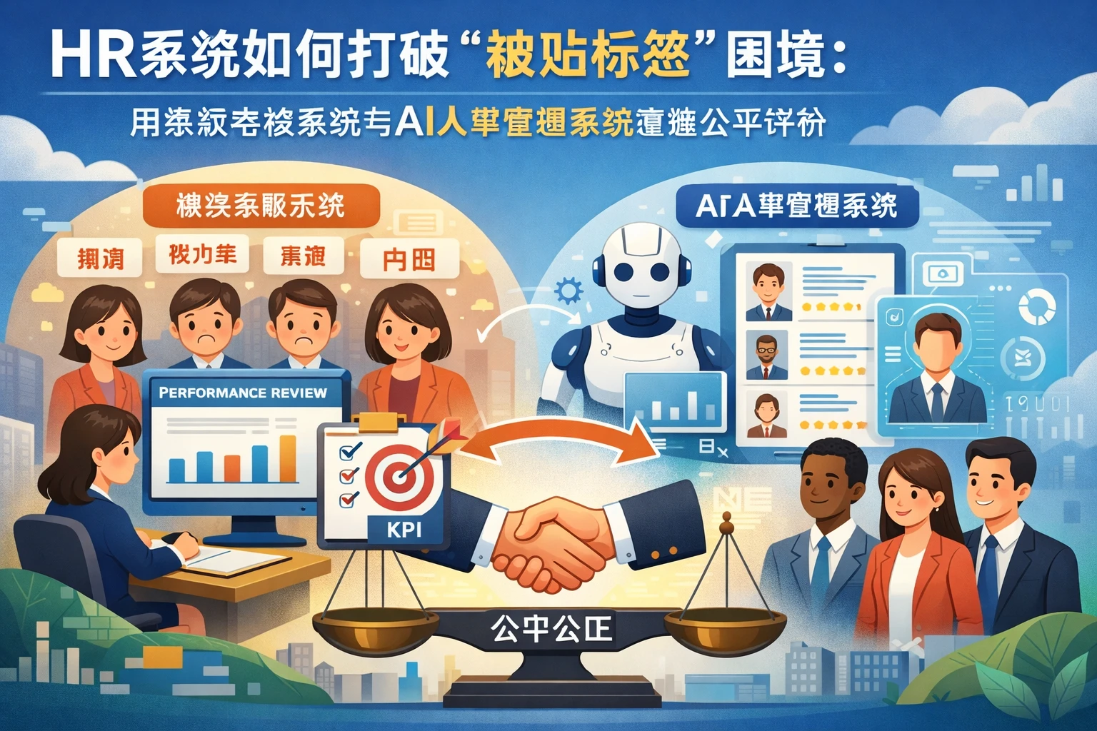 HR系统如何打破“被贴标签”困境:用绩效考核系统与AI人事管理系统重建公平评价