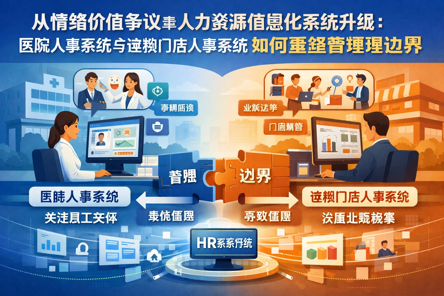 从情绪价值争议看人力资源信息化系统升级:医院人事系统与连锁门店人事系统如何重塑管理边界
