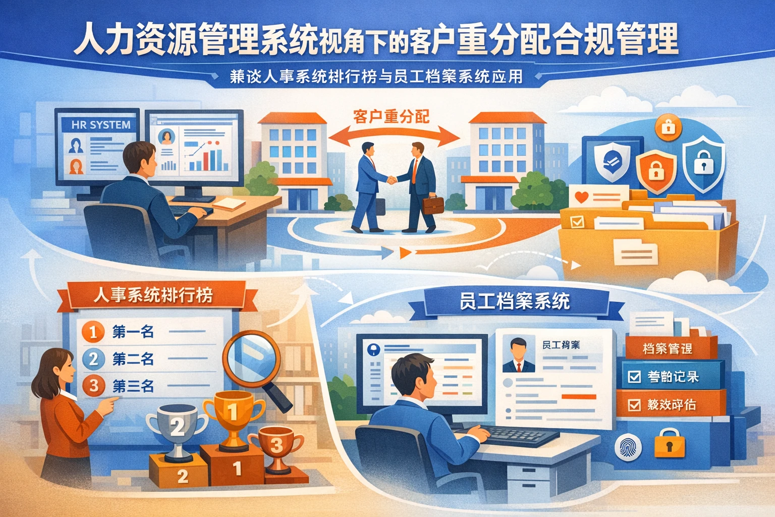 人力资源管理系统视角下的客户重分配合规管理：兼谈人事系统排行榜与员工档案系统应用